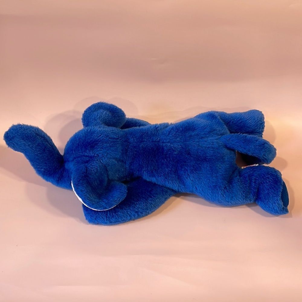 Peanut the Royal Blue Elephant 1998 Good Used Condition W Tush Tag Beanie Buddy - Picture 2 of 9